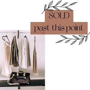 SOLD PAST THIS POINT!